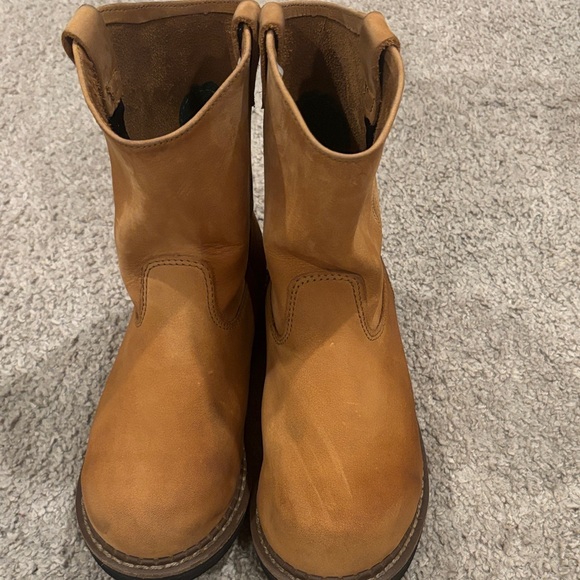 Georgia Boot Men's Tan Leather Boots - Picture 1 of 9